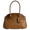 Сумка-тоут Empire Carryall 21 с логотипом бренда, многофункциональными карманами, из натуральной кожи с фактурой гальки, маленькая женская сумка, цвет Оливковый CDT65-B4YTH