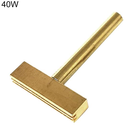 Сварочная головка 30/40/60 Вт, электрическая Т-образная паяльная головка, железное жало, полоса горячего прессования