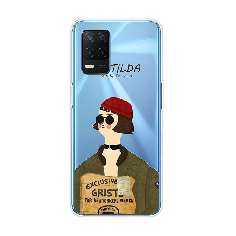 Милый Леон Матильда для Realme 8 8i V3 V5 GT Neo Flash Edition Explorer Master Neo2 Narzo 30 50i 50A C21Y, чехол для телефона