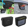 Auto Solar Powered Fan Portable Window Windshield Cooler Energy Saving Clean Air Exhaust Cooling Fan Window Ventilador Fan Acc Heat Shields 2