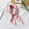Однотонный 70 Маленький квадратный платок Монохромный платок Солнцезащитный Завязанные волосы Тонкий Монохромный шелковый платок с простым нравом