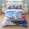 Bedding Set 1 Duvet Cover 2 Pillowcases One Piece Print Soft Bed Linen Bedroom Decor
