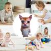 Comfort Stuffed Lifelike Cats Plush Toy Cute Cat Plush Toy American Shorthair Cat Doll  Home