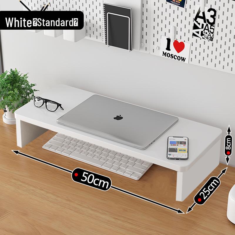 Деревянная настольная подставка-органайзер для ноутбука/монитора