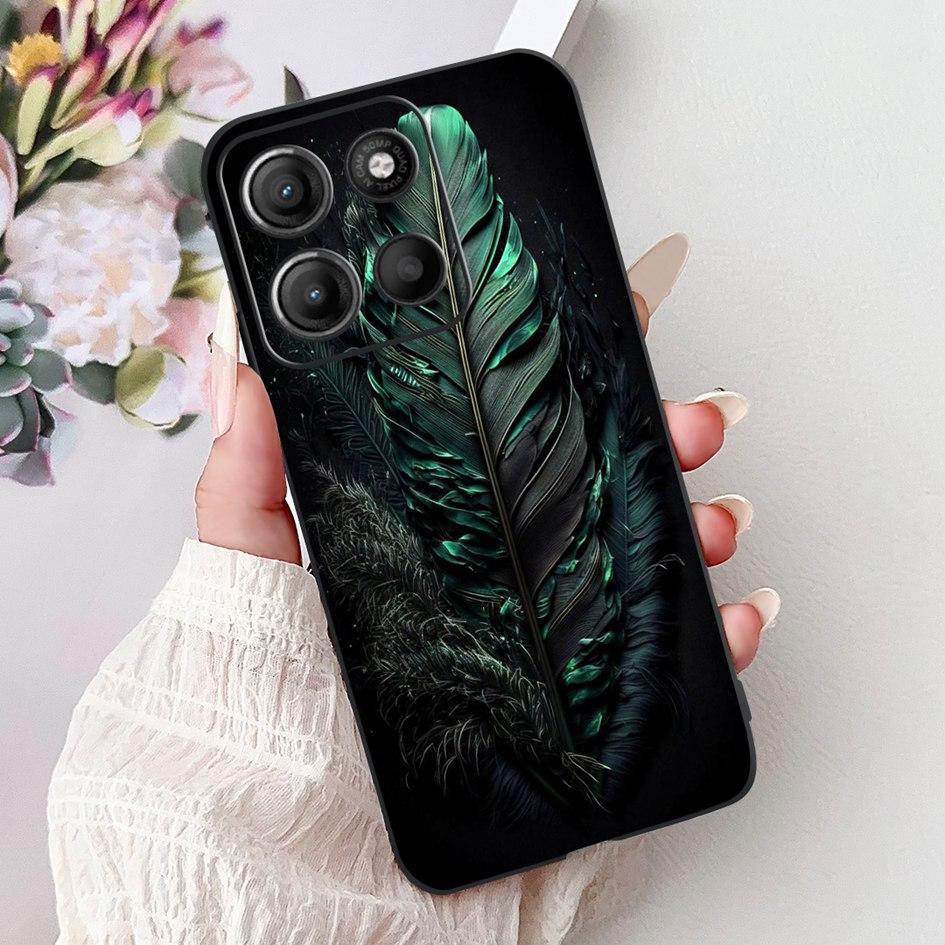 Силиконовый чехол для Motorola Moto G15 G75 2024 Cover Милый Панда Лев Ударопрочный ТПУ Чехлы для телефона Для MotoG15 MotoG75 G 75 G 15 Etui