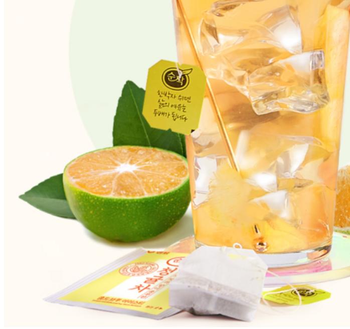 Soonjak Fruit & Herbal Tea Collection – Apple Cinnamon, Cheongyul, Yuzu Blossom (20 Bags Each)