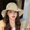 Sweet Vacation Leisure Handmade Straw Hat For Women Girls Breathable Summer Sun Hat Foldable Able Sunscreen Hat Gifts