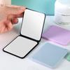 Складное зеркало для макияжа, мини-квадратное зеркало для макияжа, портативные ручные зеркала, двухстороннее компактное зеркало, карманное косметическое зеркало