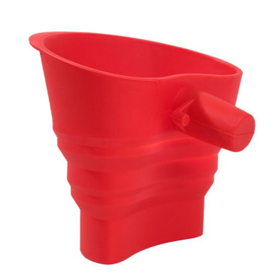 Складная кухонная воронка для миксера KitchenAid, силиконовая, для влажных и сухих ингредиентов, безопасная для посудомоечной машины, герметичная, защищенная от проливания, кухонный аксессуар