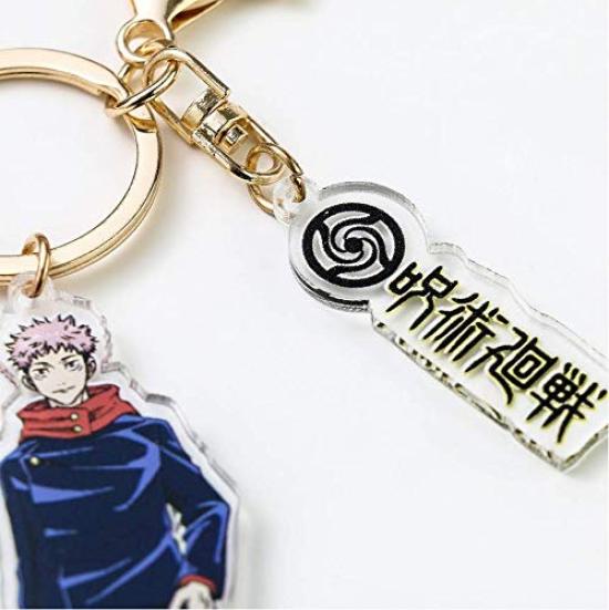 Брелок Jujutsu Kaisen Товары Годжо Кугисаки Нобара Милый Персонаж Стильный Брелок для Мобильного Украшения [LESUN] - Итадори, Юдзи, Сатору, - Дизайн,