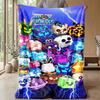 Blox Fruits Cozy Flannel Blanket, Comfortable Warm Throw Blanket for Bedroom Sofa Home Use