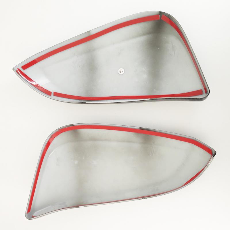 For TOYOTA RAV4 XA40 2013-2018 Car Rearview Mirror Cover Trim, Black Carbon Fibre Side Turn Signal Mirror Covers 2014 2015