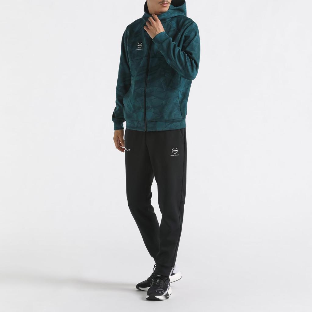 Длинные брюки Descente SHIELD зауженные спортивные брюки ветрозащитные эластичные теплые тренировочные беговые M [Move Sports] SFTECH BK00(ST4FPZ44M)