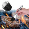 Silicone Basting Brush with Stainless Steel Handle: BPA-Free for BBQ Grilling & Pastry