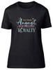 Personalised August Birthday Royalty Womens T-Shirt Ladies Gift Tee