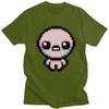 Пользовательская крутая пиксельная футболка The Binding Of Isaac для мужчин, с коротким рукавом, 100% хлопок, футболка для отдыха, уличная футболка