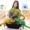 Simulation Chameleon Doll Plush Toy Big Lizard Gecko Dinosaur Throw Pillow Cushion Doll Rag Doll