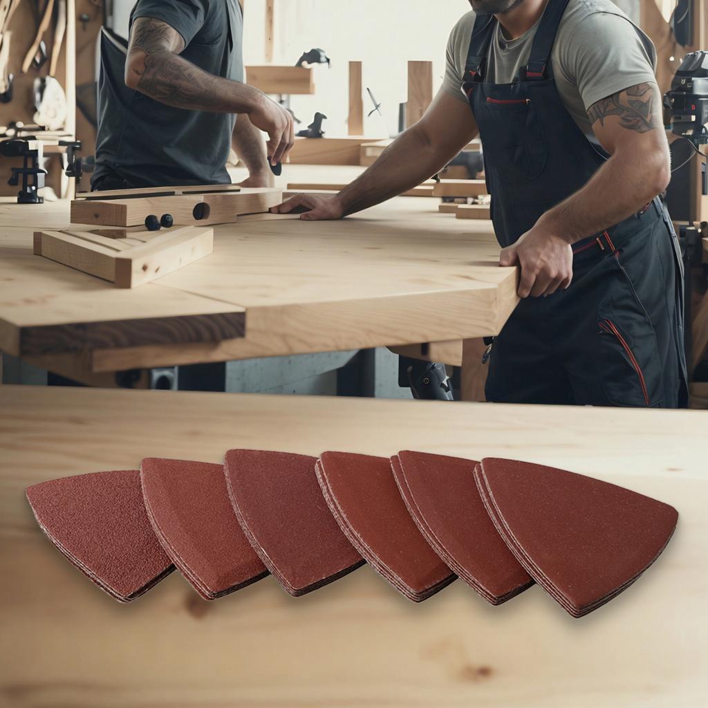 Triangle Sandpaper Sanding Disc 120 180 3-1/8 Inch