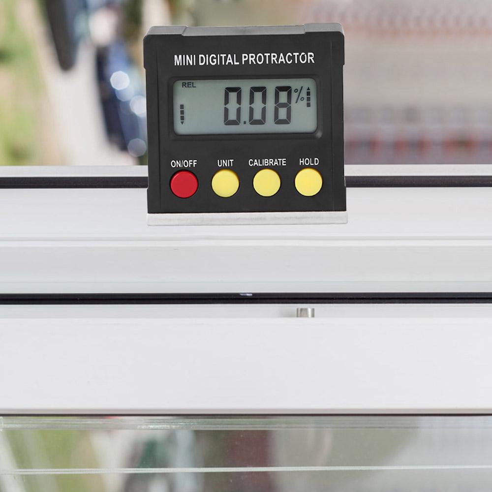 Horizontal Angle Meter Digital Protractor Inclinometer Electronic Level Box Magnetic Base Measuring Tools