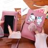 Portable PU Leather Cartoon Simple Mini Transparent Touch Screen Mobile Wallet Shoulder Crossbody Bag for IPhone Samsung Huawei