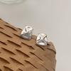 Folded Geometric Design Irregular Texture Metal Studs Texture Square Studs
