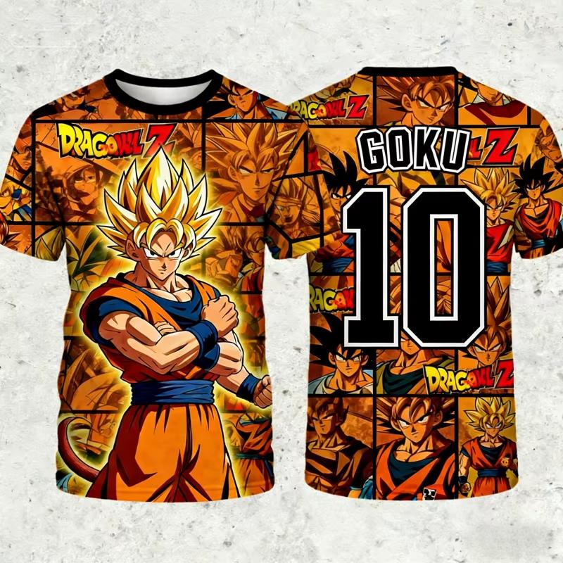 2026 Новый Мужской Футболка с 3D-печатью Dragon Ball Goku Футбольная Майка Детская Аниме Футболка Специальная Футбольная Майка Унисекс Y2k