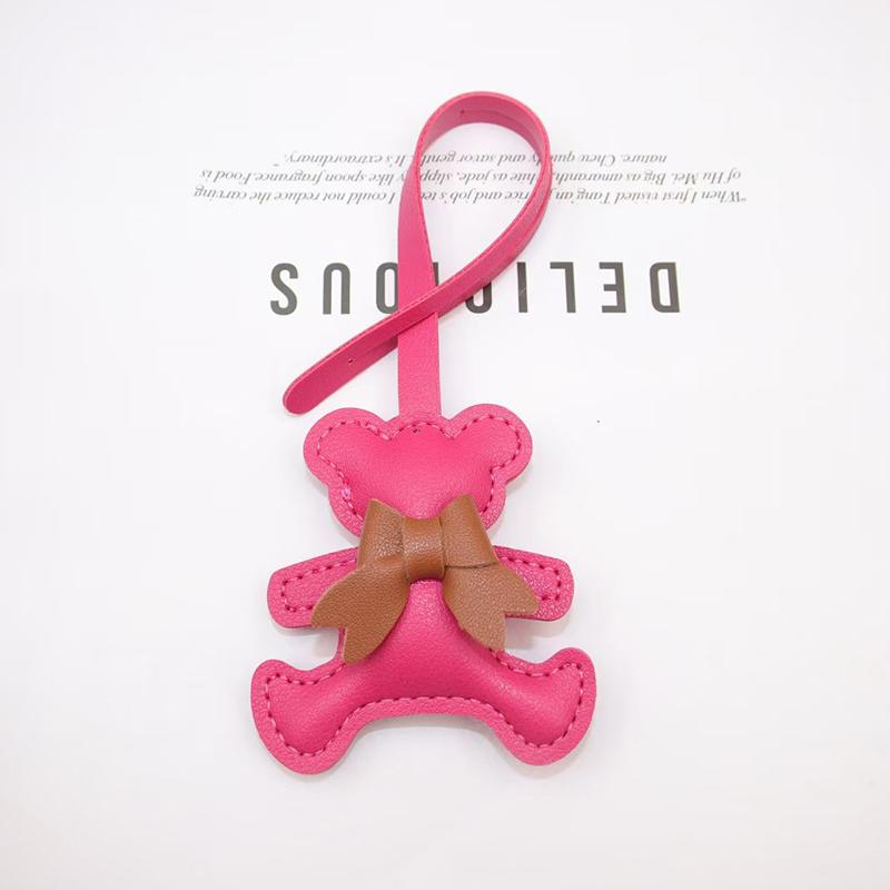 ПУ кожаный брелок милый бант декоративная сумка кулон украшение несколько цветов женщины девушки подарочные аксессуары