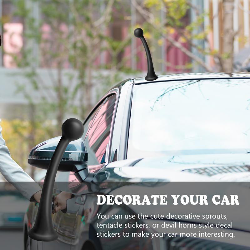 Car Roof Ornament General Auto Bean Sprout Sticker Cushioning Function Vehicle Decorative Accessory Tool for SUVs Trucks RVs