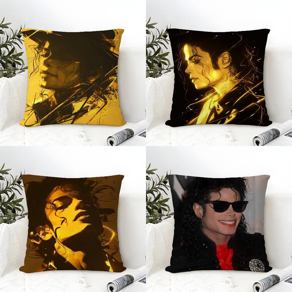 Классическая наволочка Singer M-Michael Jackson Льняные чехлы для подушек Декоративные диванные подушки Чехлы для подушек в машину