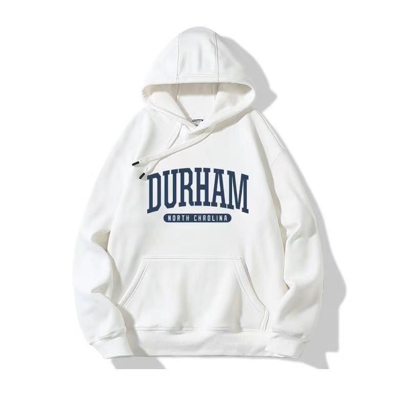Vintage American Print Hoodie Unisex Loose Fit Streetwear Long Sleeve Pullover