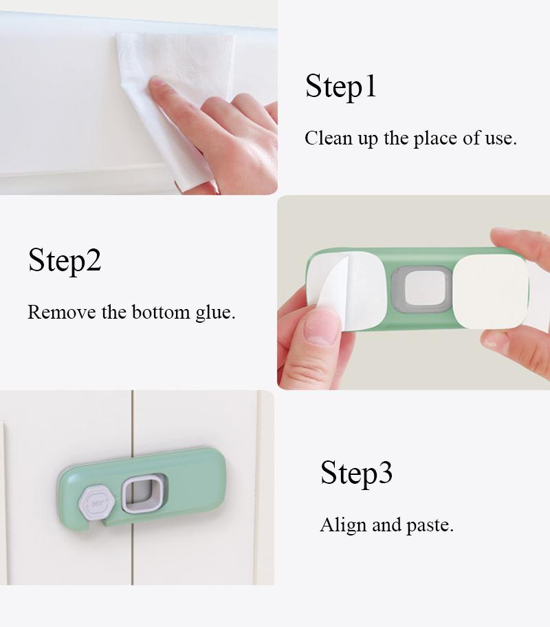 Детский замок для шкафа, замок для ящика, защитная защита от детей, пряжка для замка от защемления рук ребенка, замок для шкафа, детский замок