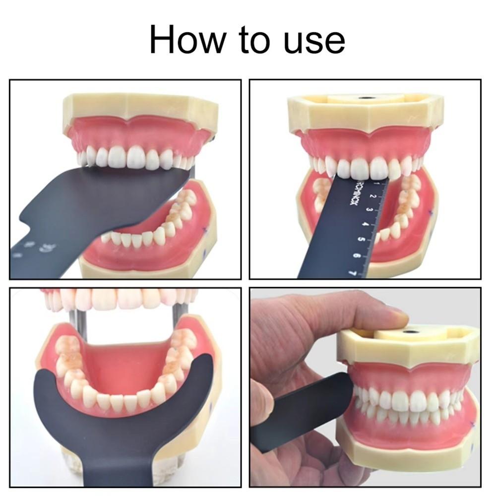 Metal Dental Photo Contrast Black Intraoral Photographic Backdrop For Dental Photography