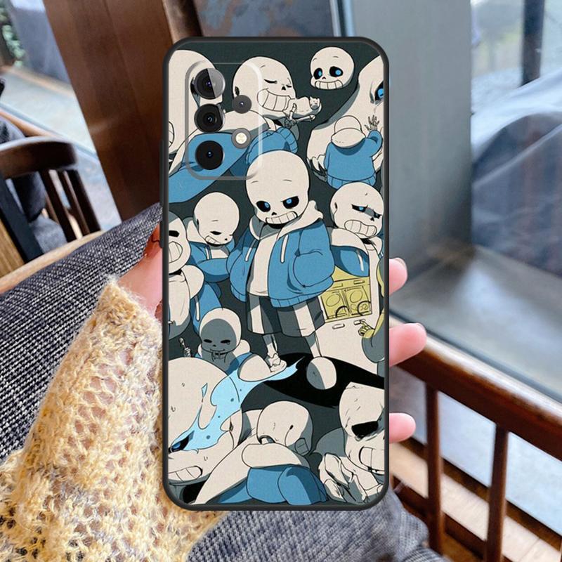 Чехол для игры Undertale Sans для Samsung Galaxy A55 A35 A15 A56 A36 A26 A16 A06 A54 A34 A14 A13 A53 A12 A22 A32 A52