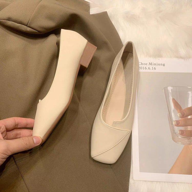 Поздний вечерний ветер нежная обувь туфли-лодочки женские 2025 новая осень женская обувь на плоской подошве для беременных на мягкой подошве туфли-балетки обувь на один шаг