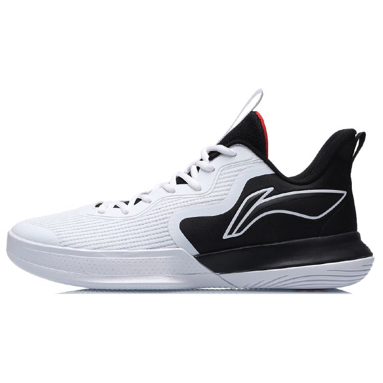 Li Ning Flash Energy 1 Basketball Shoes Men Sneakers White Black ABCR007-3