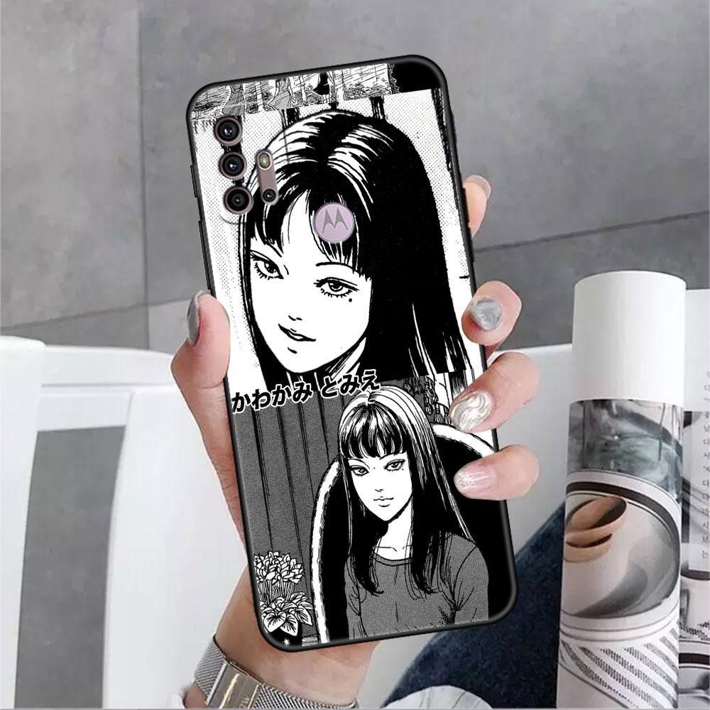Case For Motorola G30 G60 G9 Play One Fusion Plus Edge 20 G8 Power Lite G22 G50 G200 G51 G71 Phone Cover Junji Ito Tees Horror