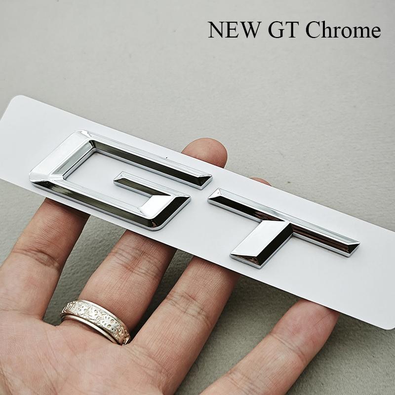 3D ABS Car Letter Rear Trunk Badge Auto GT Logo Emblem Decals For BMW GT 320i 330i 340i 528i 535i 630i 640i Exterior Accessories XN9