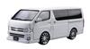 Aoshima Bunka Kyozaisha The Tuned Car Series Boxystyle TRH200V Hiace Super GL 2010 Plastic Model 1/24 No.3 (Toyota)