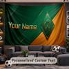 Wall Hanging Tapestry Custom NameWerder Bremen FC Pattern Personalized Printed Fabric Wall Decor