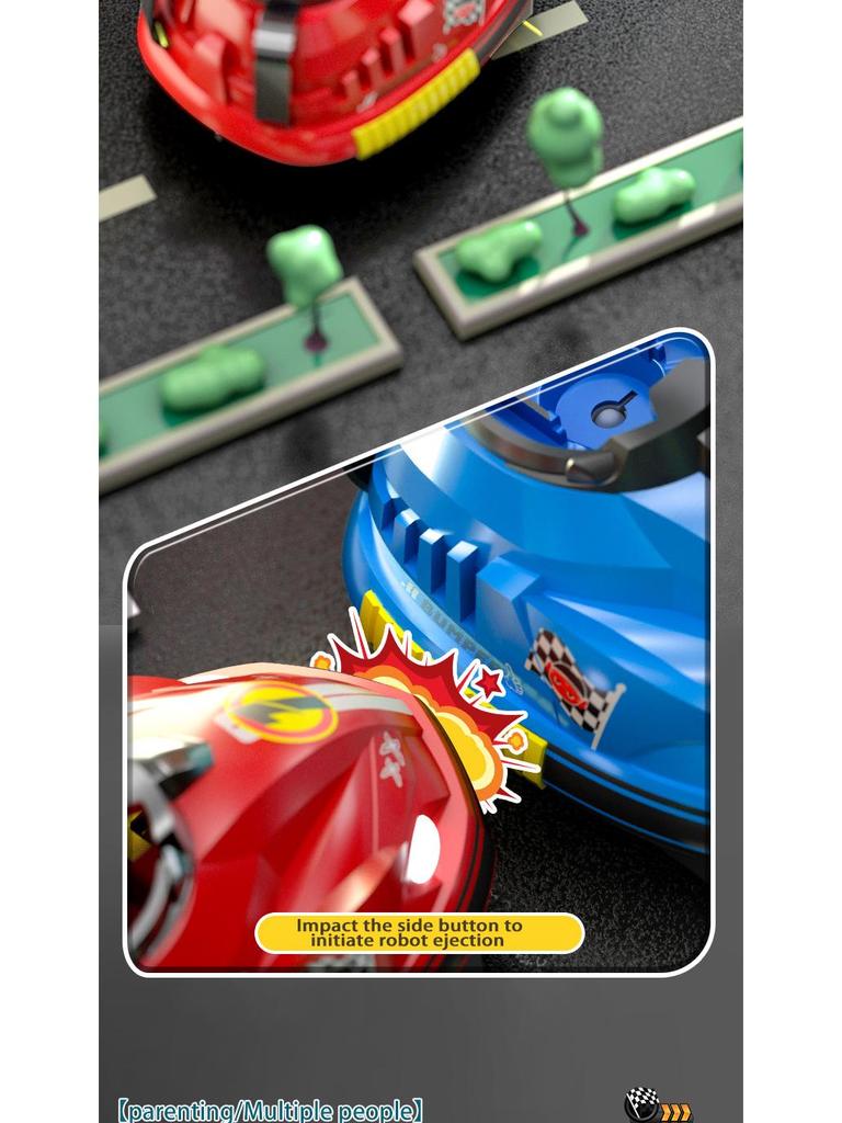 Автомобили-бамперы на дистанционном управлении для двух человек: Интерактивные карты для дрифта и столкновений для детей.