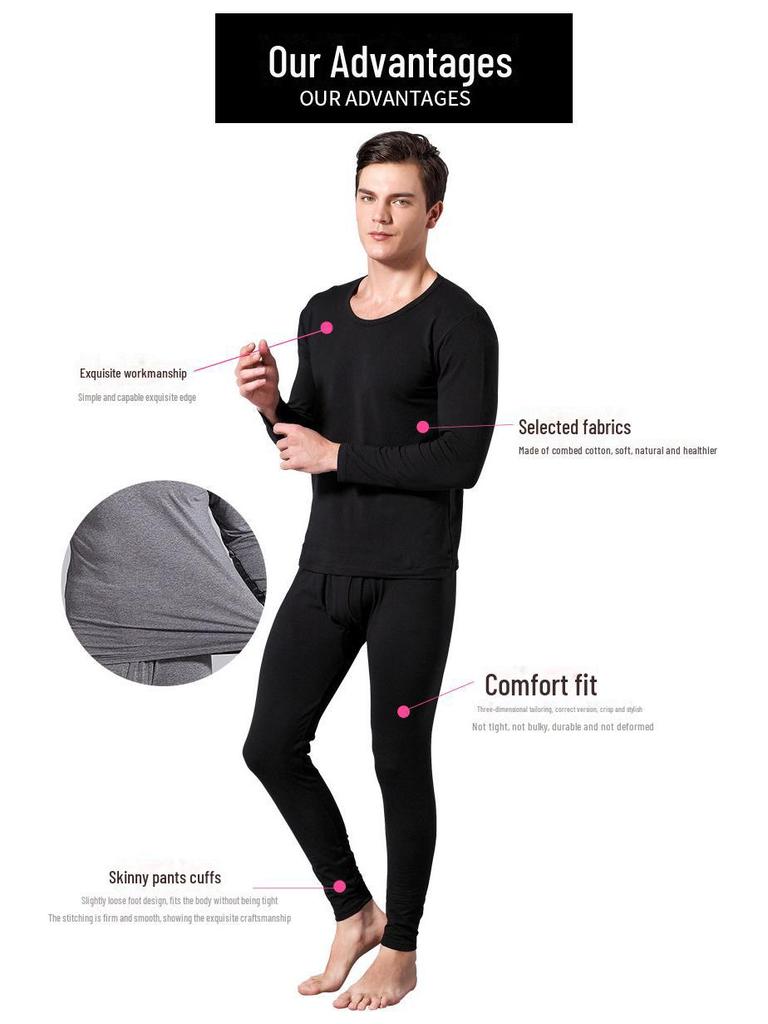 Мужские повседневные домашние брюки Water Fox из хлопка и лайкры, осенние, теплые