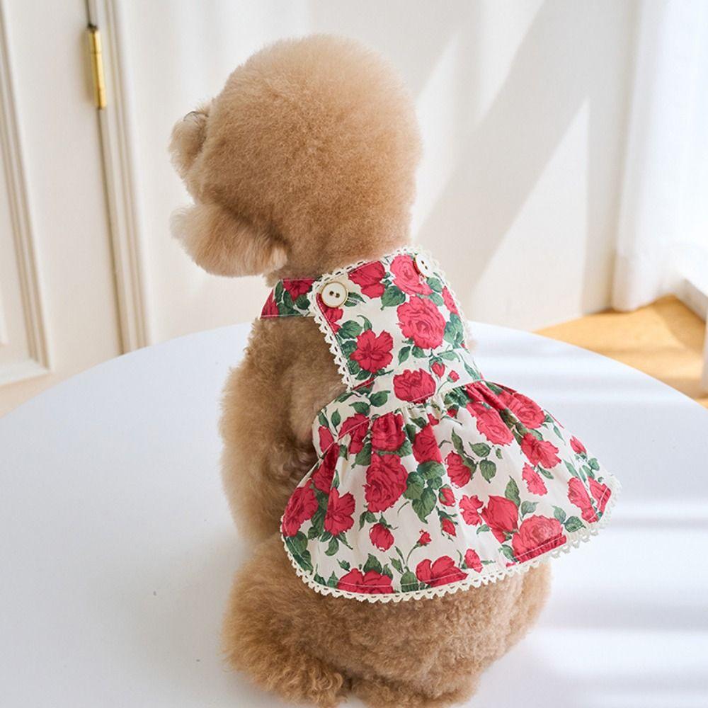 Cute Pet Summer Clothes Soft Cat Princess Skirt Comfortable Dog Vest  Autumn