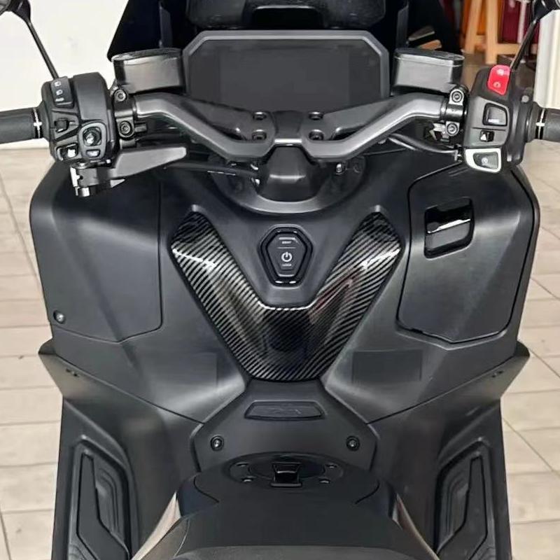 Carbon Fiber Pattern Driver Front Middle Inner Shell Upper Cover Panel Fairing Cowl For Yamaha T-MAX TMAX 560 TMAX560 2022-2024