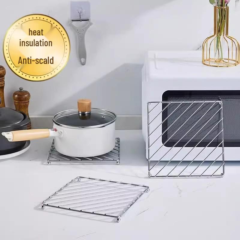 Чугунная термостойкая кухонная подставка под горячее для кастрюль и посуды