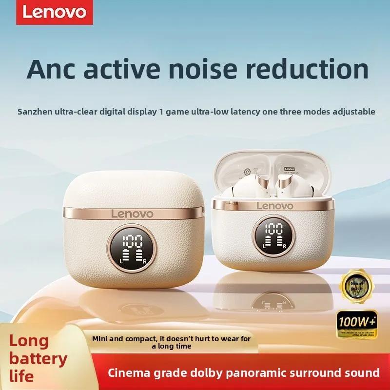 Оригинальные беспроводные наушники Lenovo TA240, Bluetooth-наушники, ANC шумоподавление, музыка, звонки, вкладыши, длительное время работы от аккумулятора, спортивная гарнитура с микрофоном