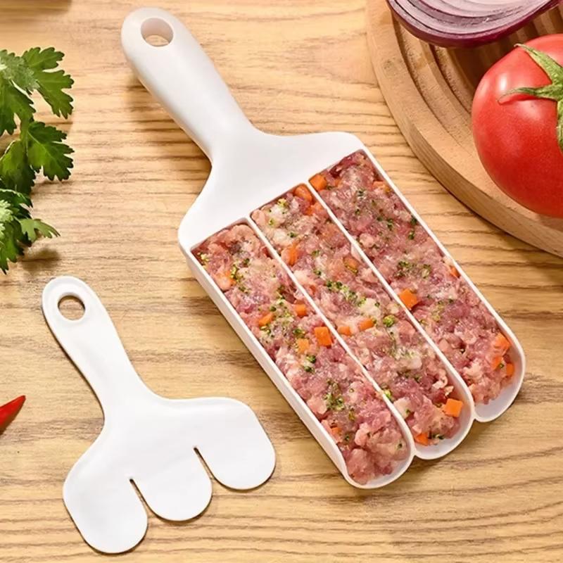Форма для лепки пельменей с рисом и мясом Инструмент для фрикаделек Выдавливатель Фрикадельки из рыбного мяса Говяжьи фрикадельки Круглый инструмент для фрикаделек Кухонный инструмент для приготовления фрикаделек