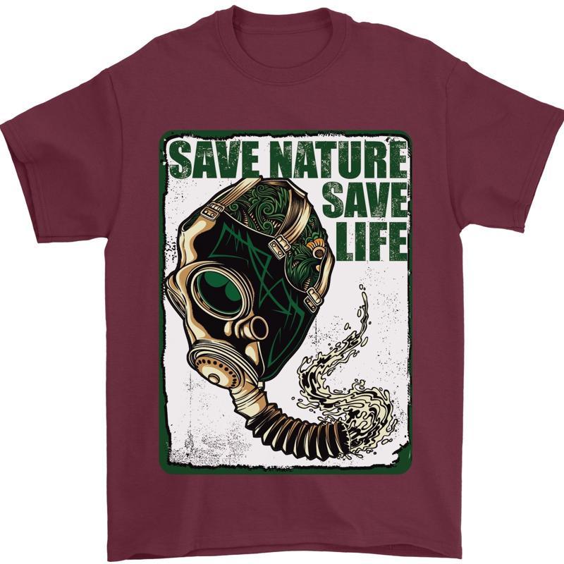 Save Nature Environunisext Climate Change Life Unisexs 100 Cotton TShirt