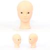 Профессиональная женская голова манекена для практики макияжа Лысая голова манекена с хорошим эффектом отображения для обучения макияжу Наращивание ресниц