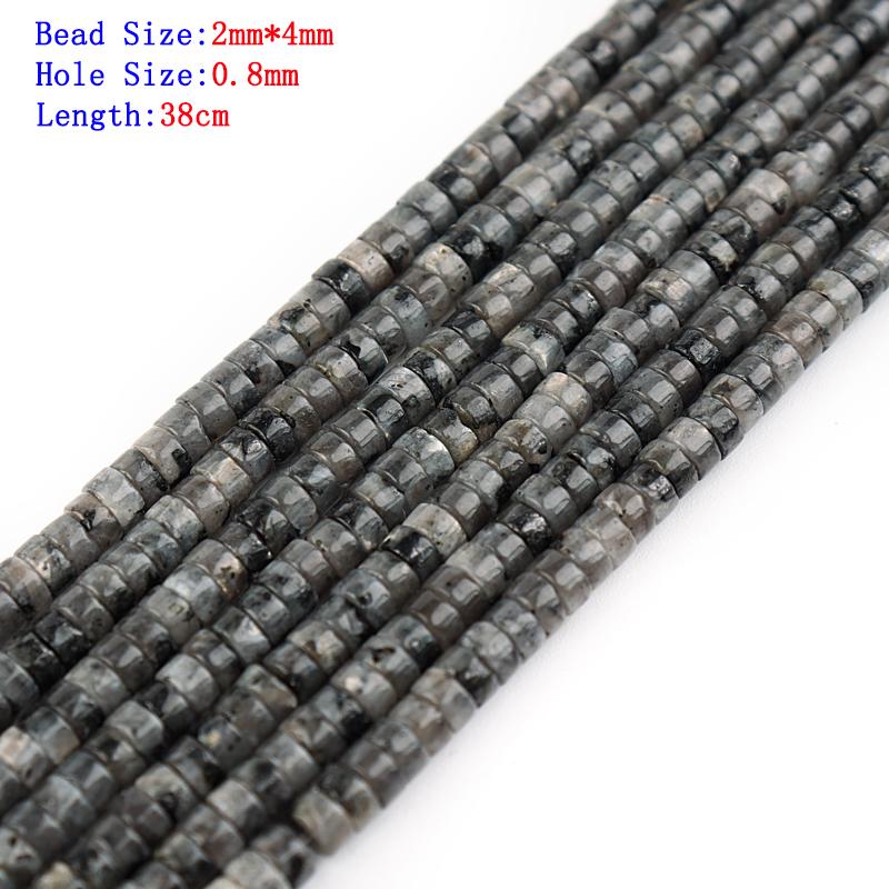 1strand 4/6/8/10mm Natural Stone Flat Beads Druzy Quartz Crystal Loose Spacer DIY Bracelet Necklace Fashion Jewelry