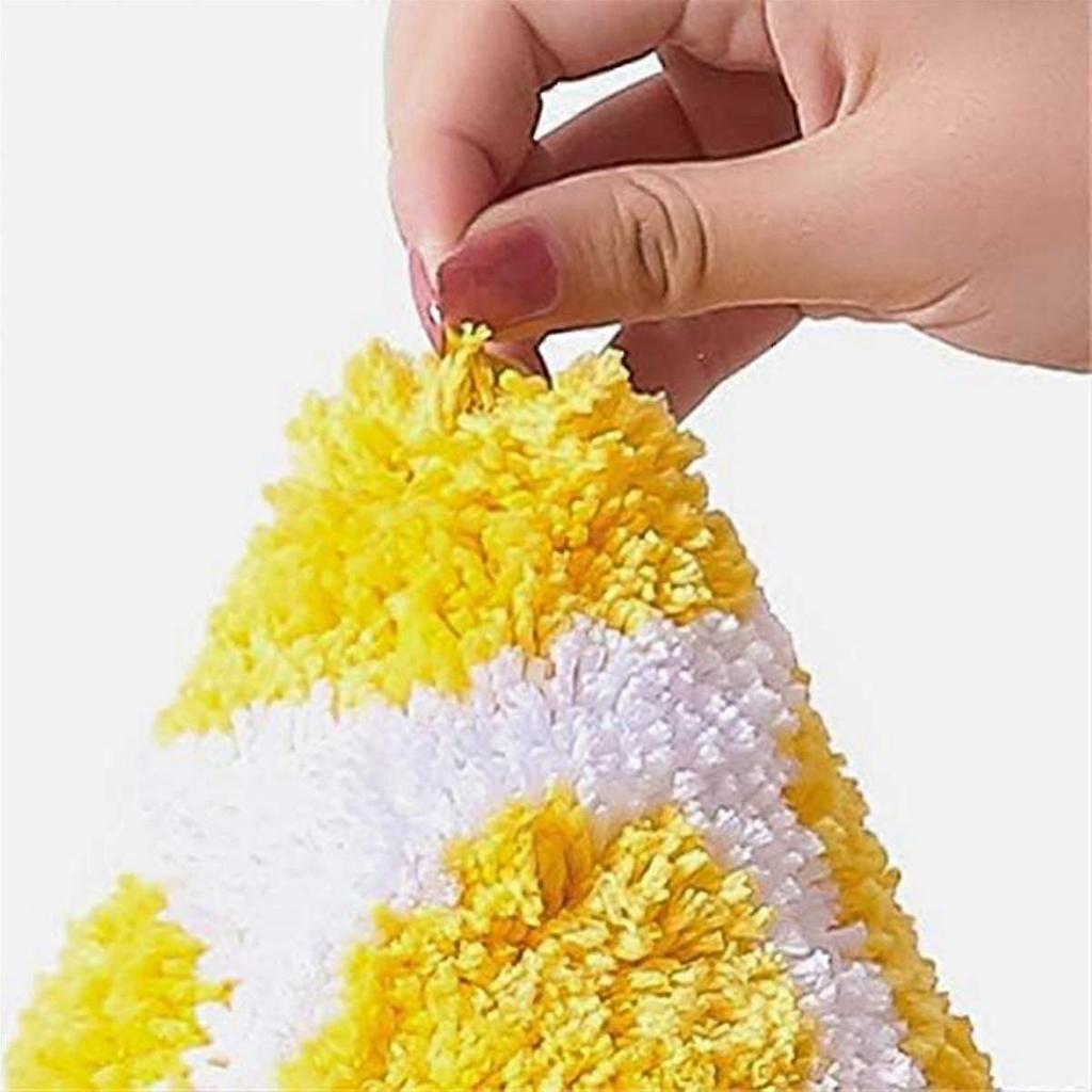 Half-Round Dirt-Trapping Entrance Rug